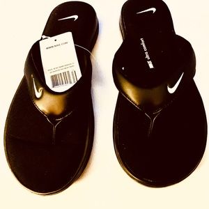 Cushioned Nike flip flops